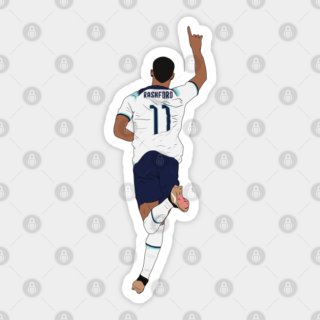 Marcus Rashford England World Cup Goal Celebration Sticker by Hevding